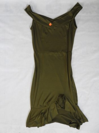 Vestido Flores Verde